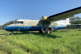 Flugzeug auf dem Tempelhofer Feld